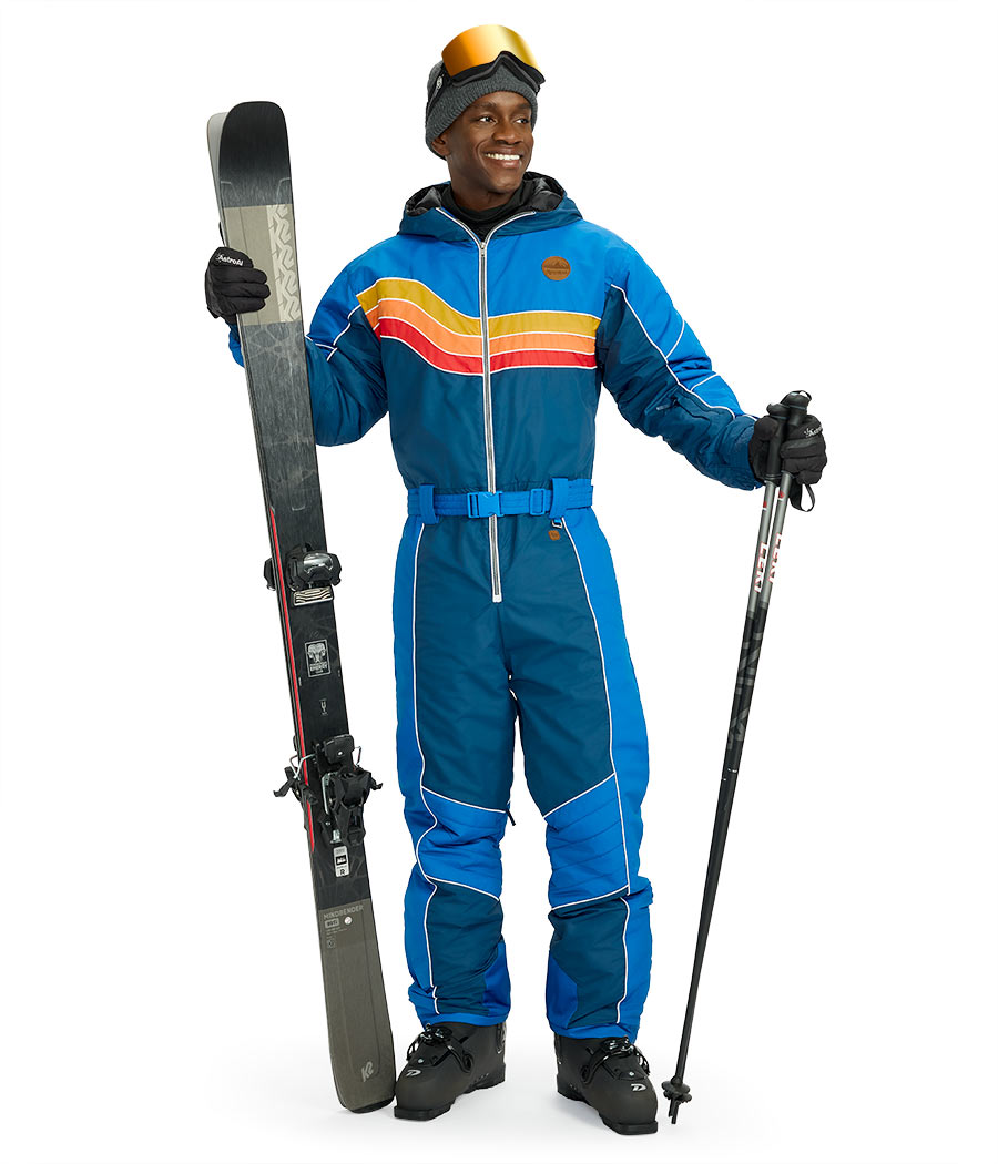 Deep Blue Freeze Ski Suit: Men's Ski and Snowboard Apparel | Tipsy