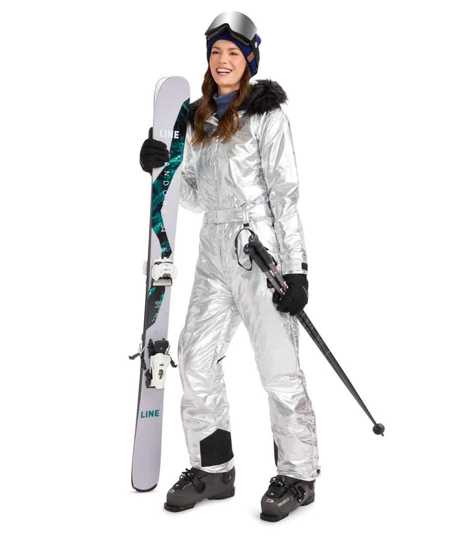 Silver Bullet Women's Ski Suit: Ski & Snowboard Apparel | Tipsy Elves Silver Bullet Women's Ski Suit: Ski & Snowboard Apparel | Tipsy Elves