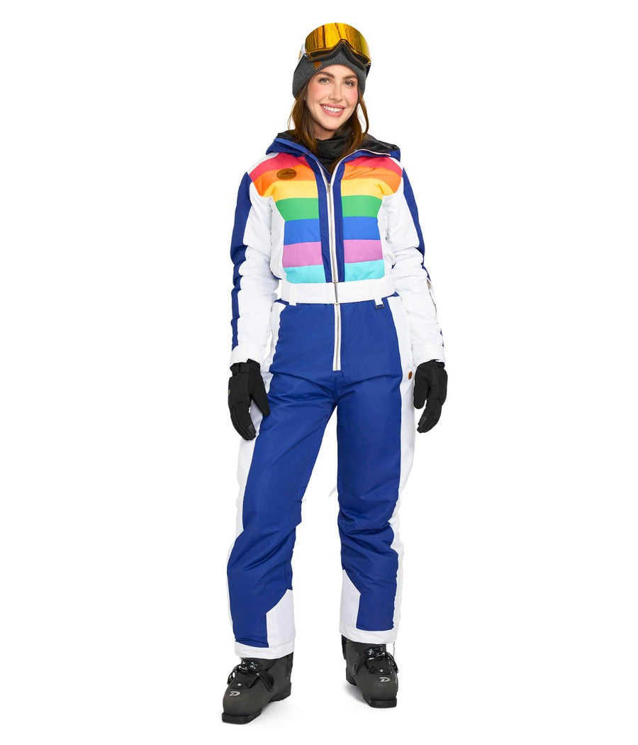 Women's Rainbow Runway Ski Suit
