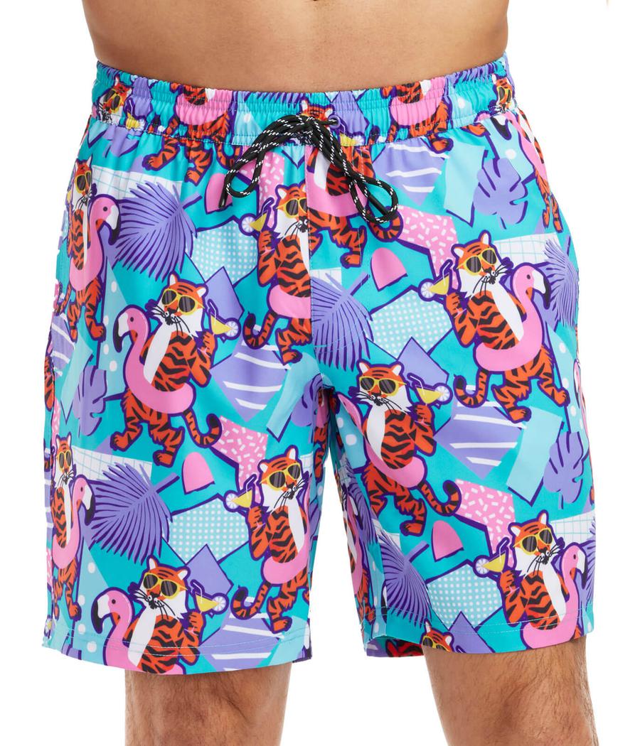 Cool Cats Stretch Swim Trunks - 7.5" Inseam Image 2