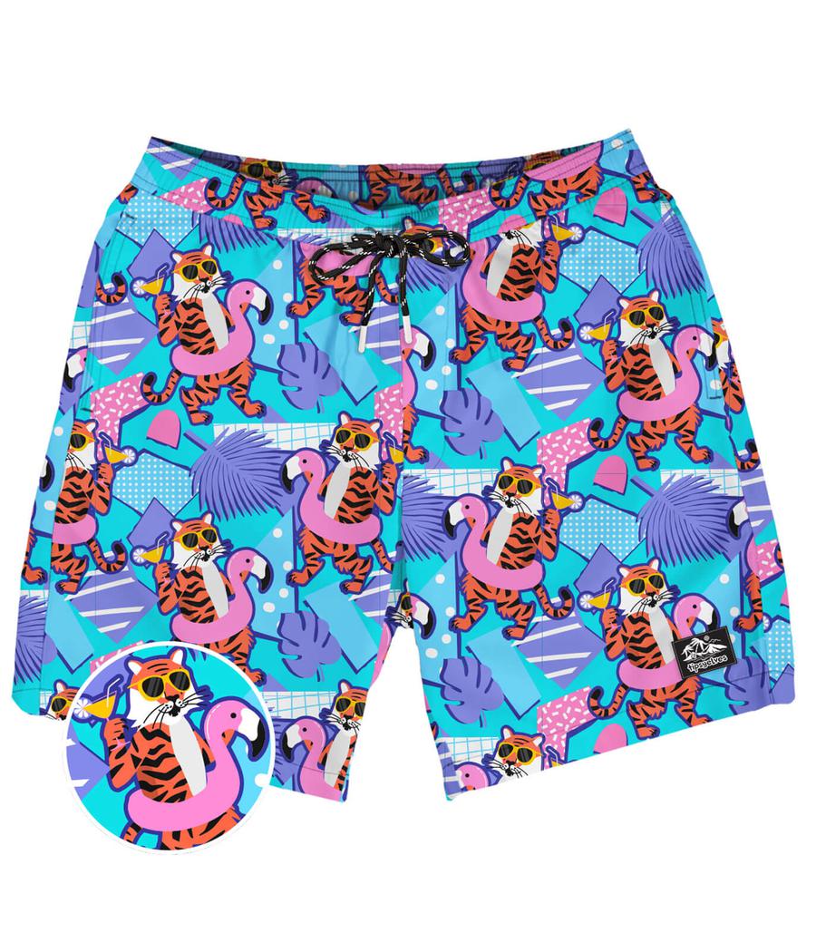 Cool Cats Stretch Swim Trunks - 7.5" Inseam
