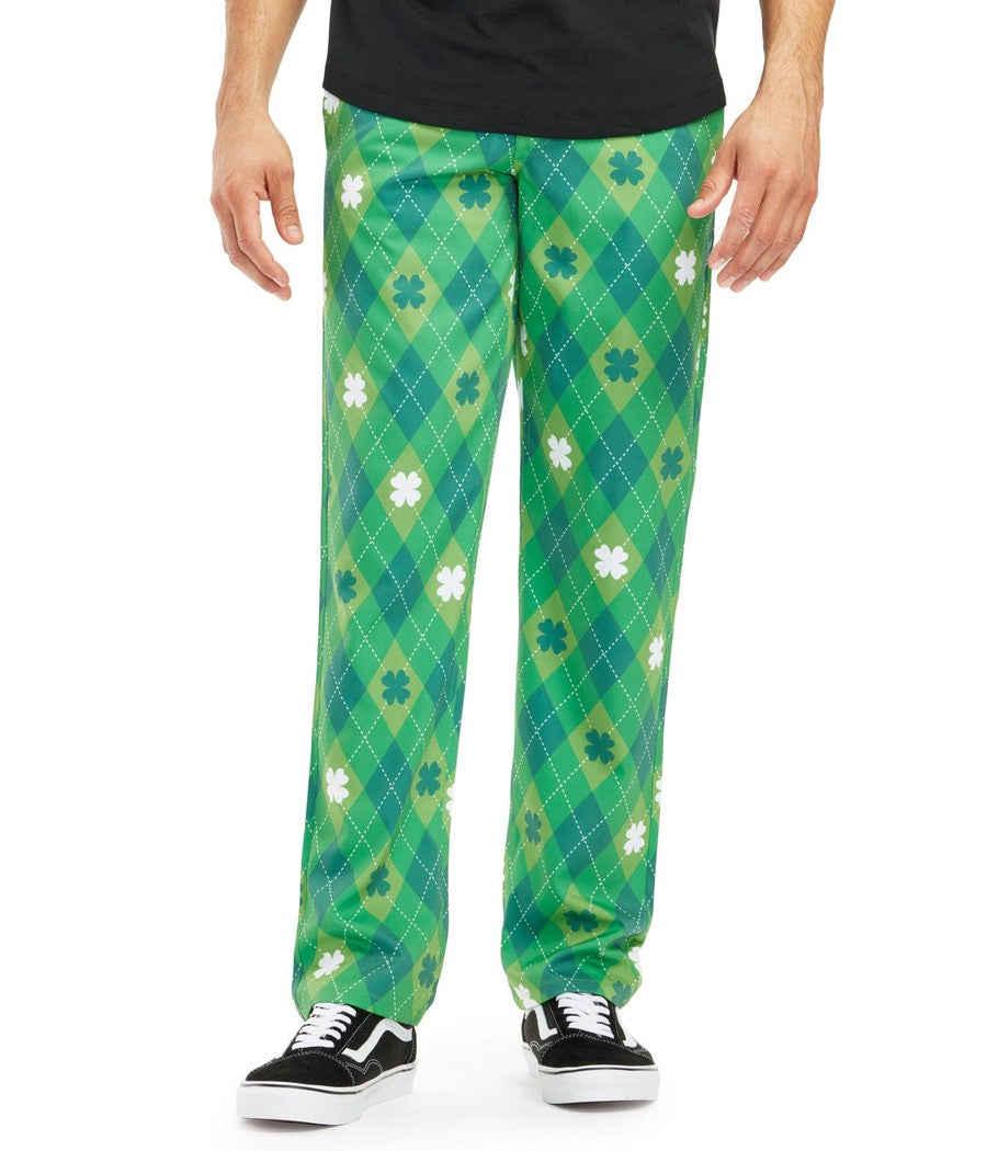 Men's Argyle Clover Pants