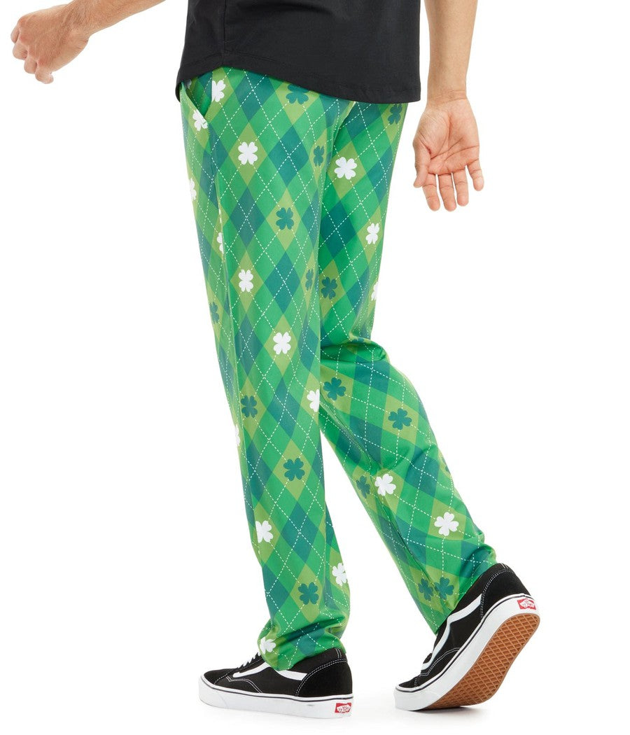 Men's Argyle Clover Pants Image 2