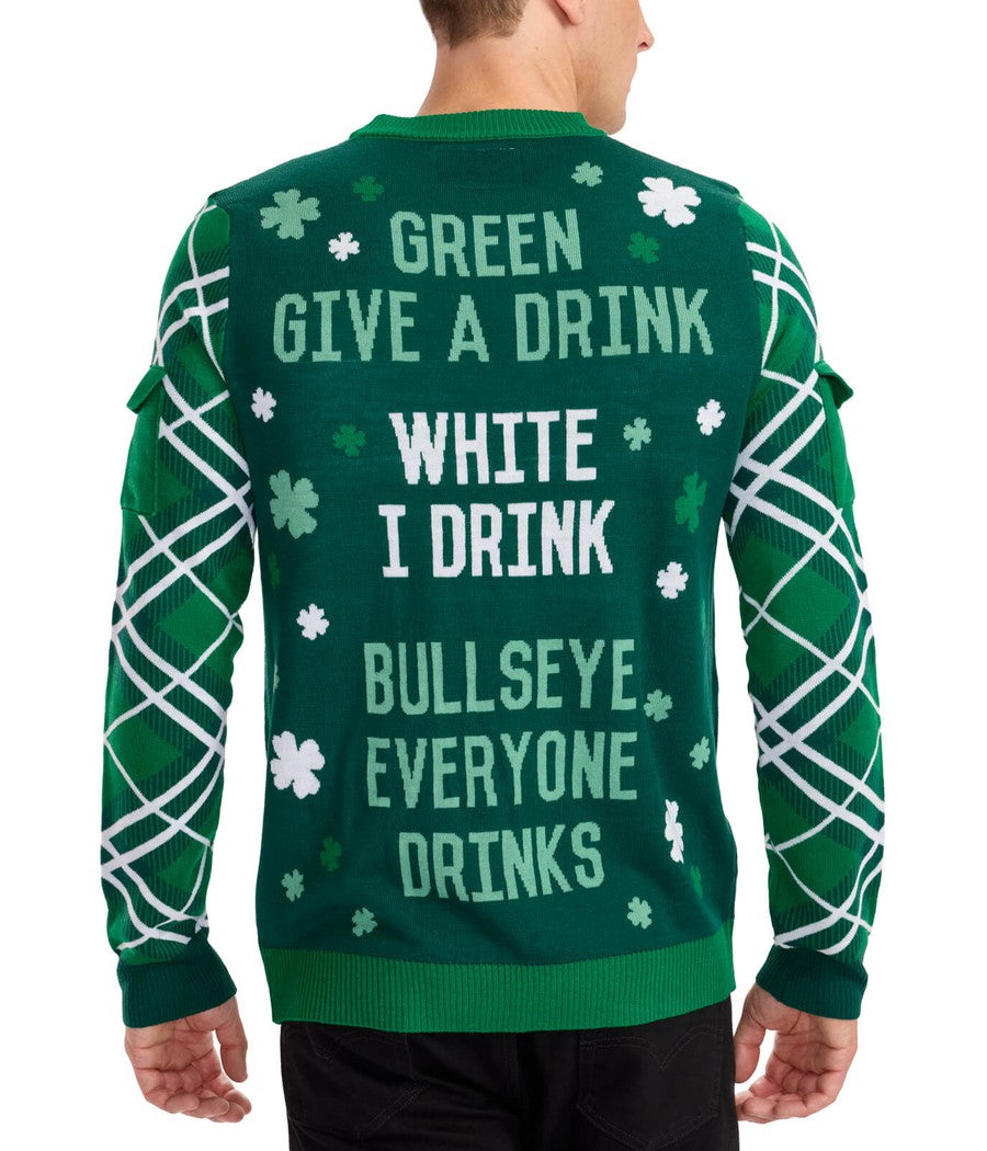 Men's St. Paddy's Drinking Game Sweater Image 2