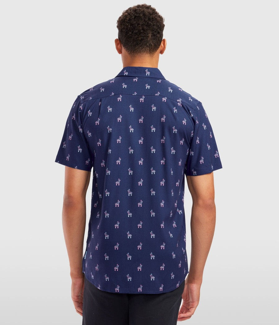 Men's Neon Pinata Hawaiian Shirt Image 3
