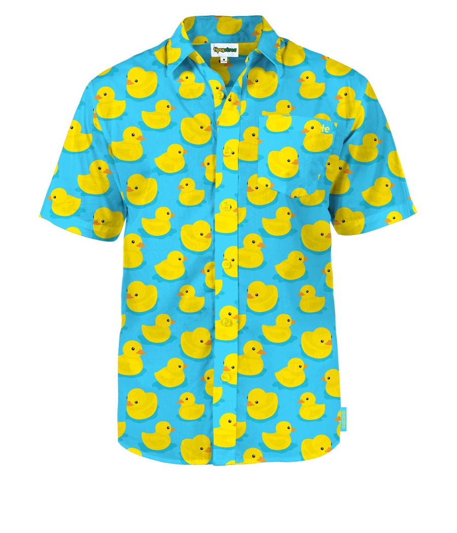Men's Rubber Ducky Hawaiian Shirt Image 6