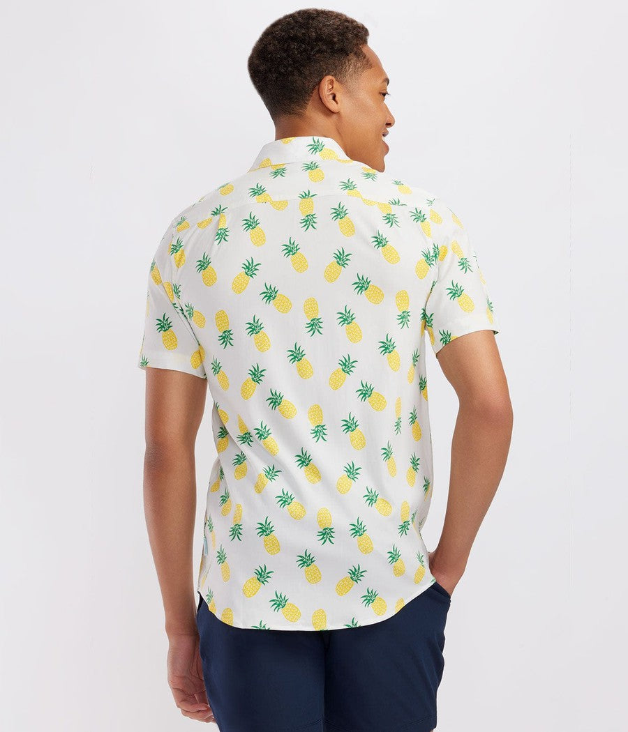 Men's Pineapple Parade Hawaiian Shirt Image 3