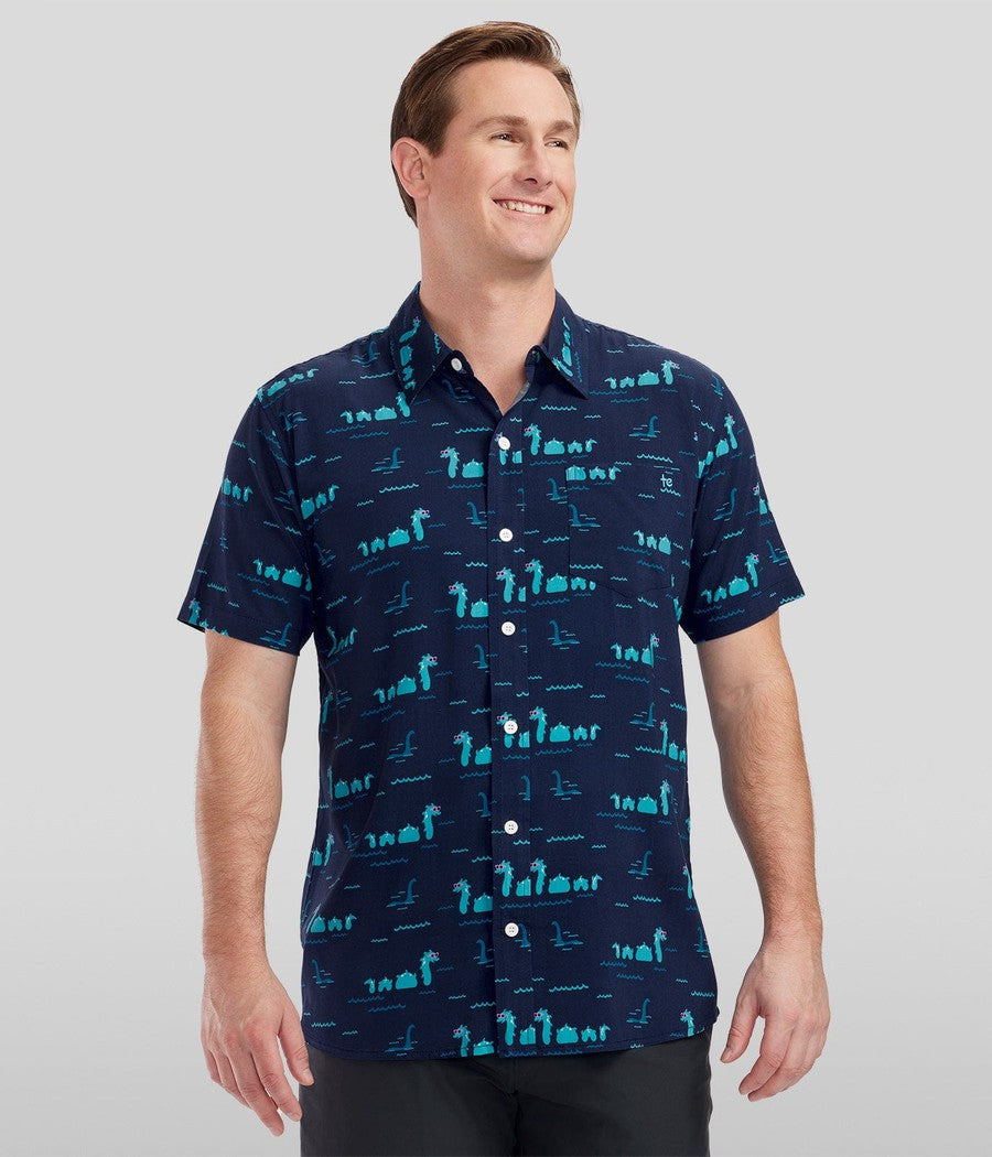 Men's Nothin' But Nessy Hawaiian Shirt Image 3
