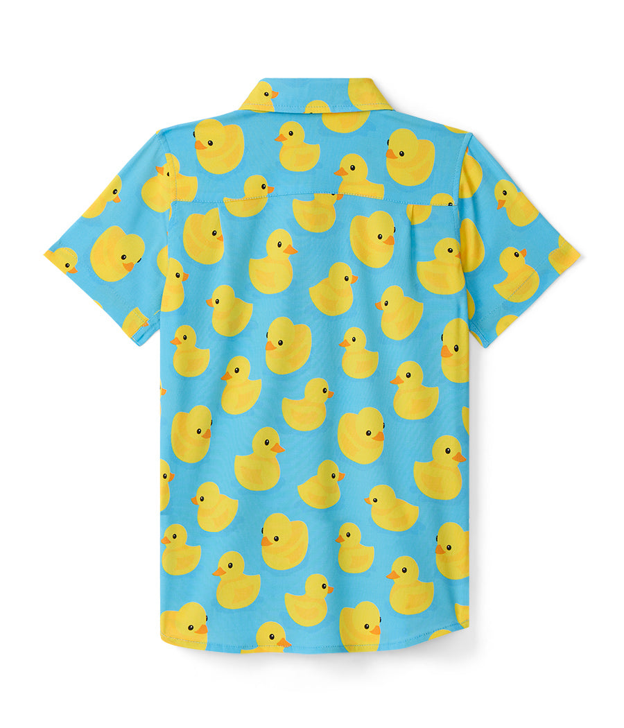 Boy's Rubber Ducky Hawaiian Shirt Image 2