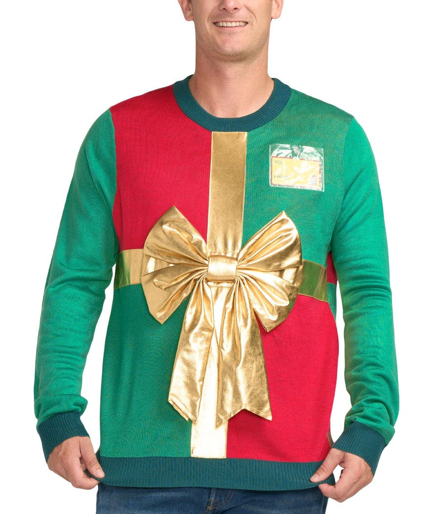 Men's Christmas Present Ugly Christmas Sweater