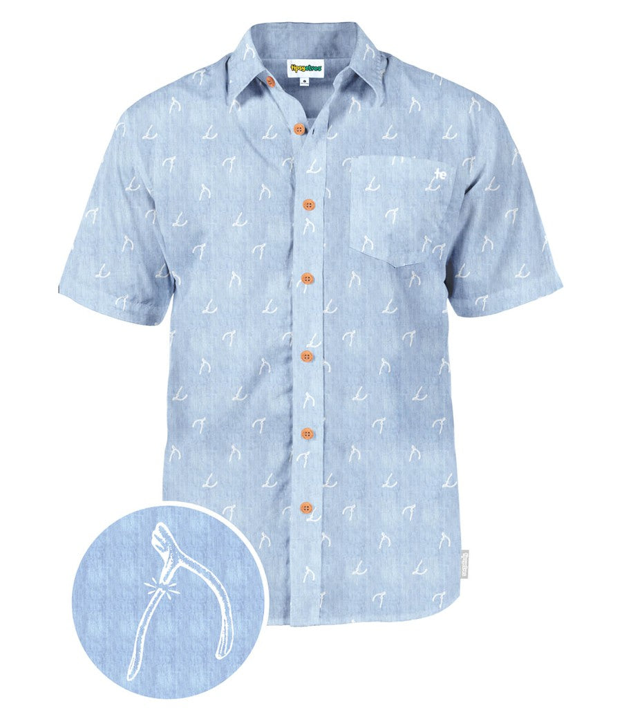 Men's Wishbone Thinking Button Down Shirt