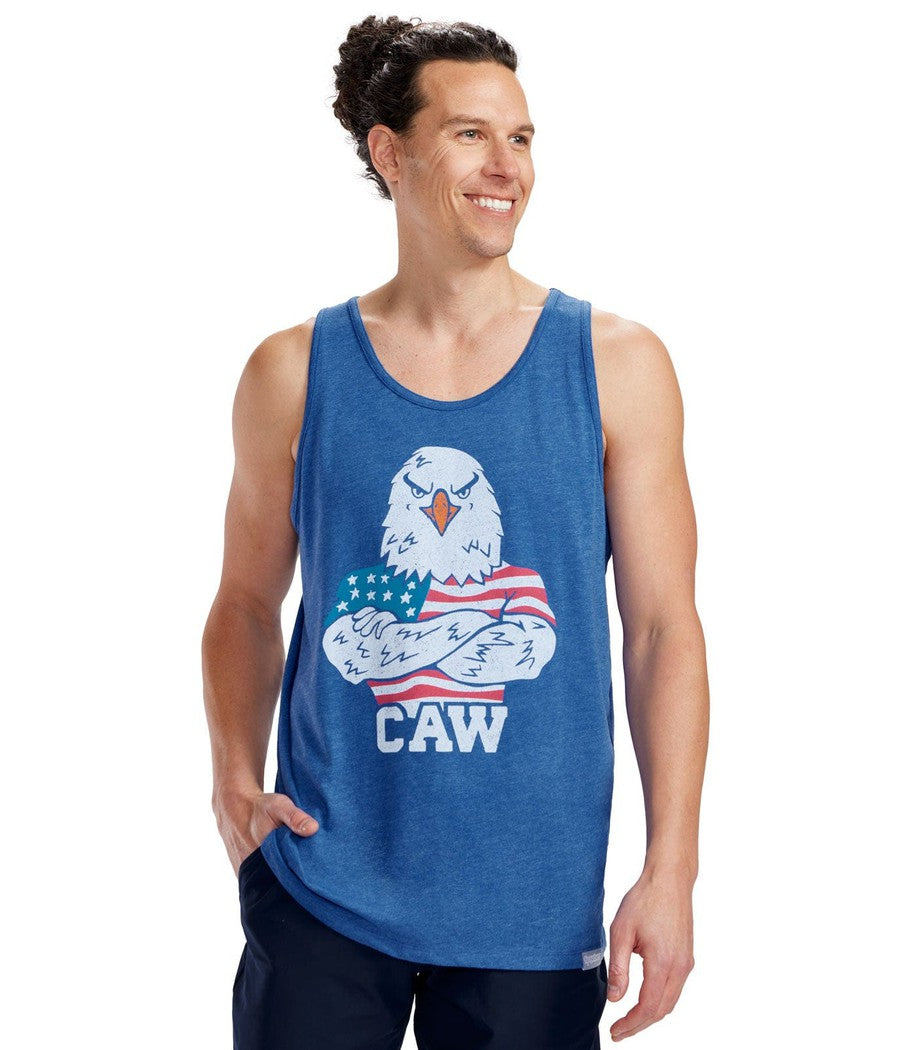 Men's Patriotic Caw Tank