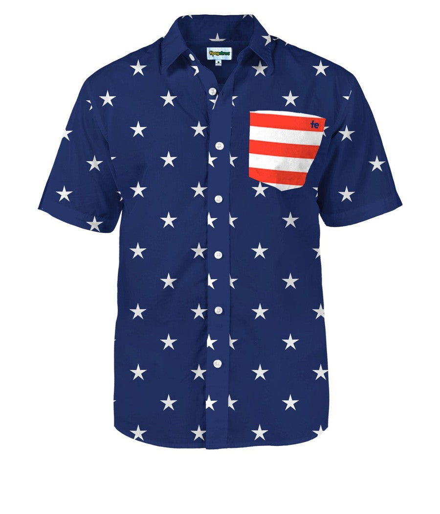 patriotic men's button up shirts