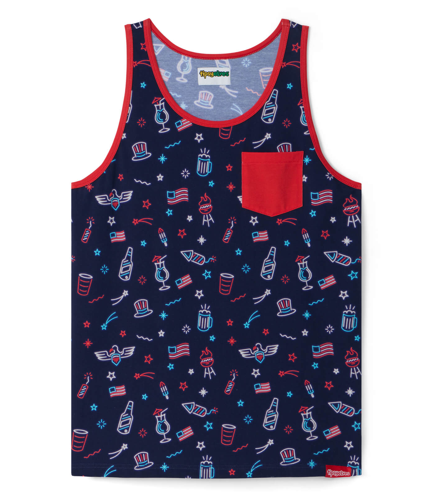 Men's Lights and Liberty Tank Top Image 2