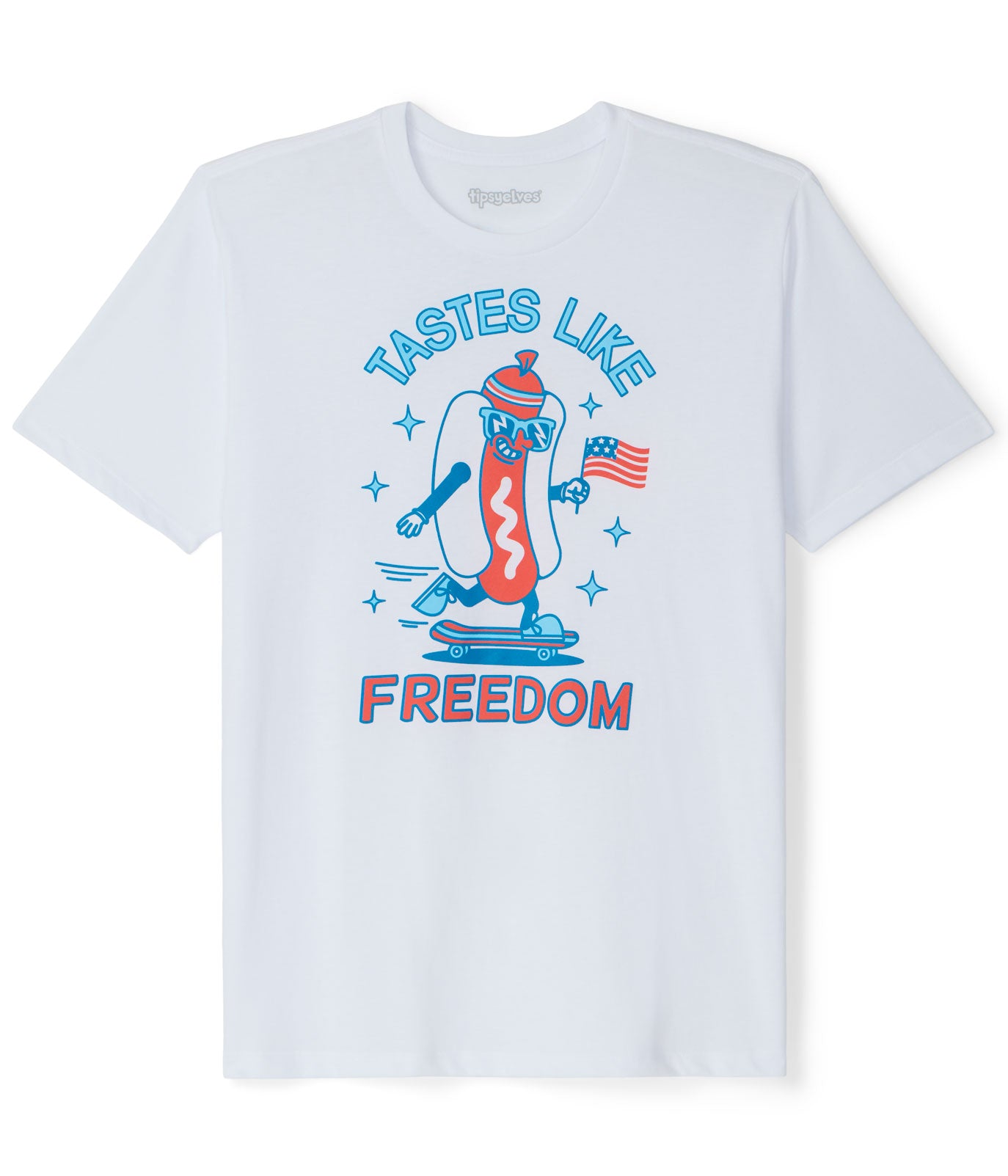 Men's Tastes Like Freedom Hot Dog Tee