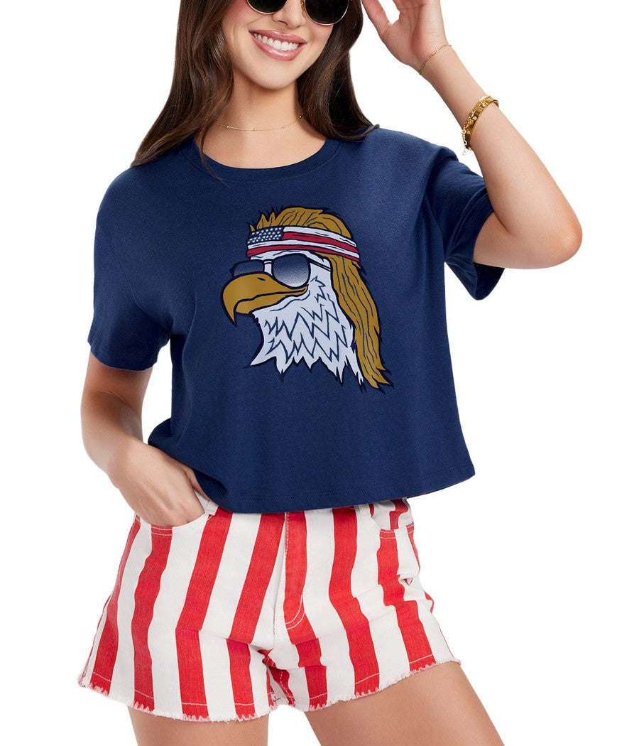 Women's Epic Eagle Cropped Tee Primary Image