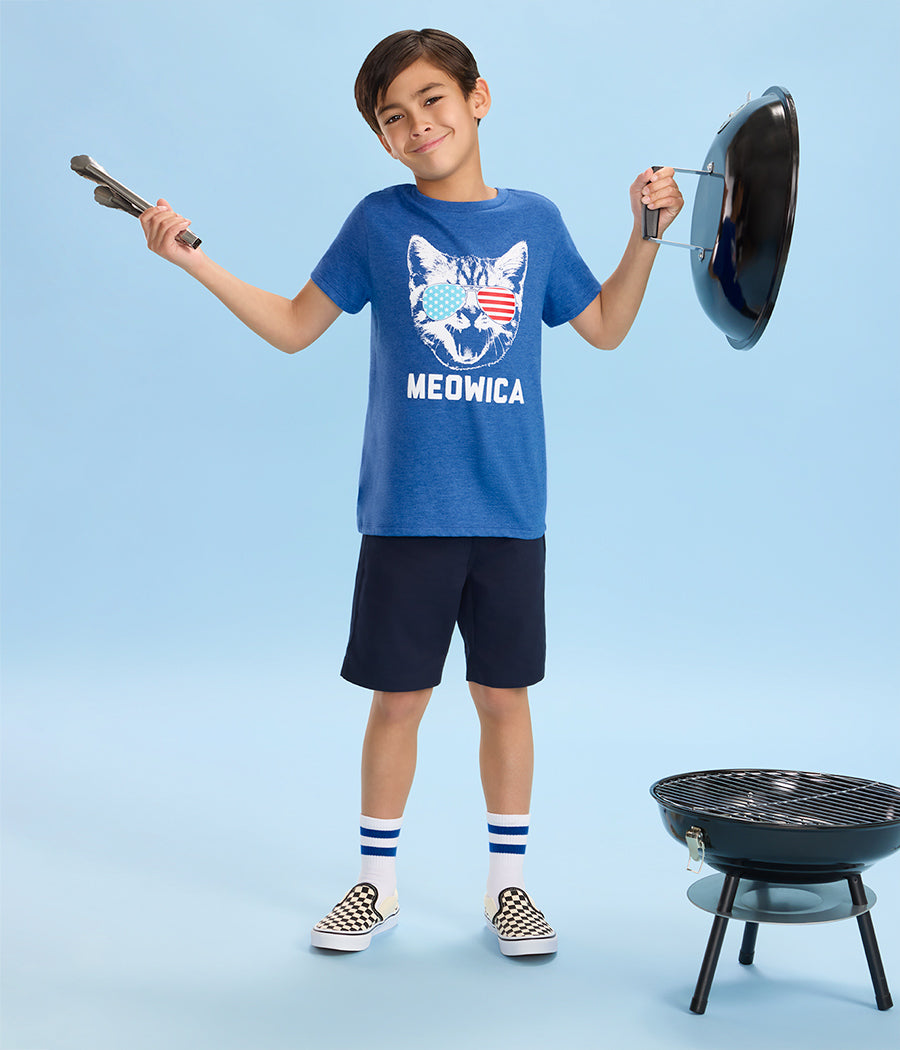 Boy's Meowica Tee