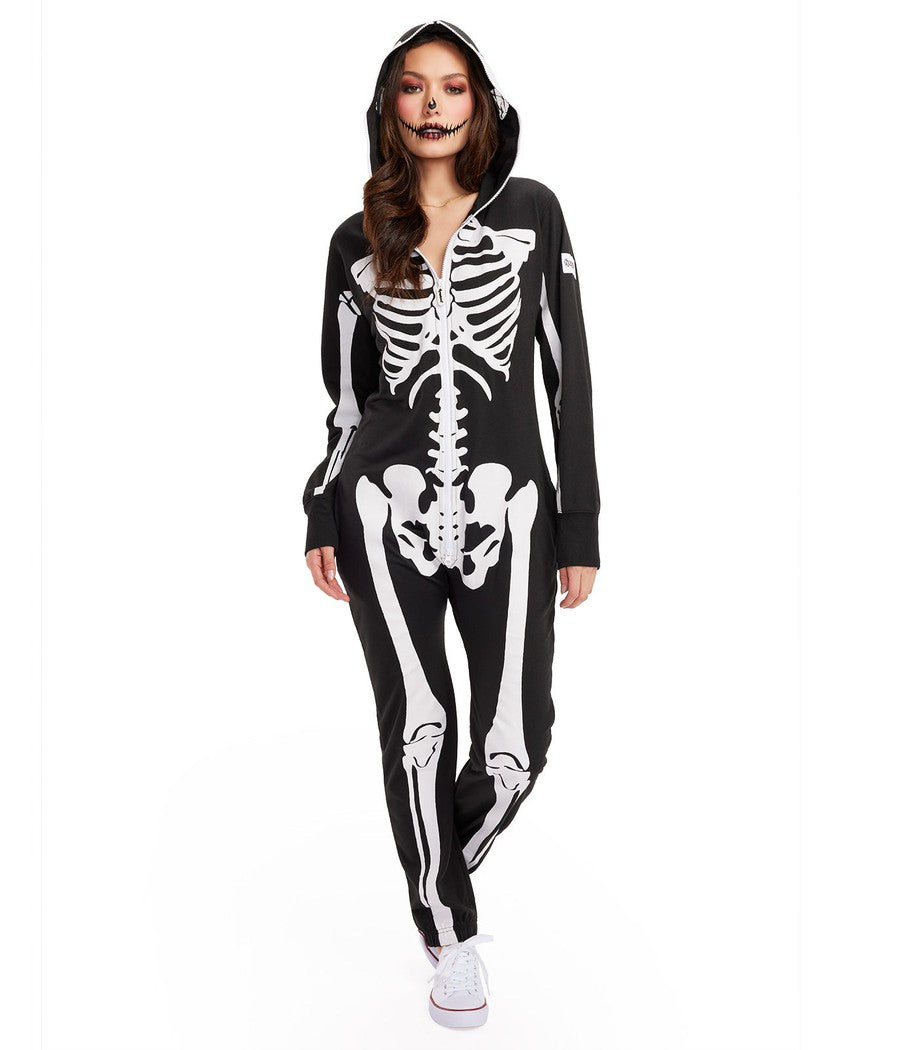 Skeleton Onesie Skeleton Jumpsuit Tipsy Elves