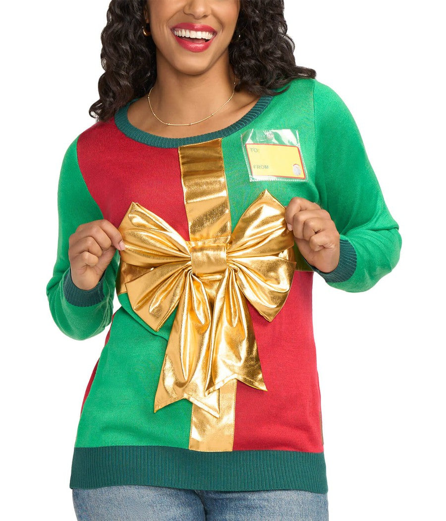 Tipsy Elves Present Bow Sweater at HauteLook