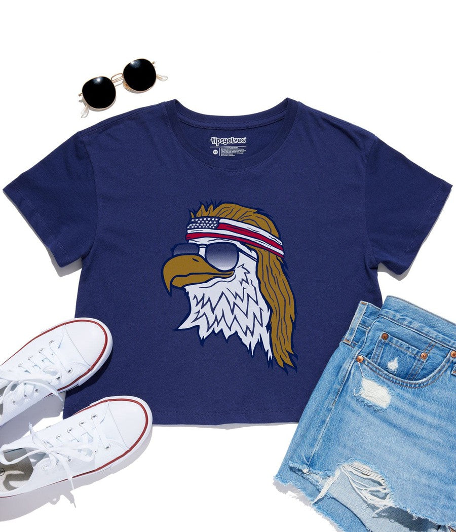 Women's Epic Eagle Cropped Tee Image 2