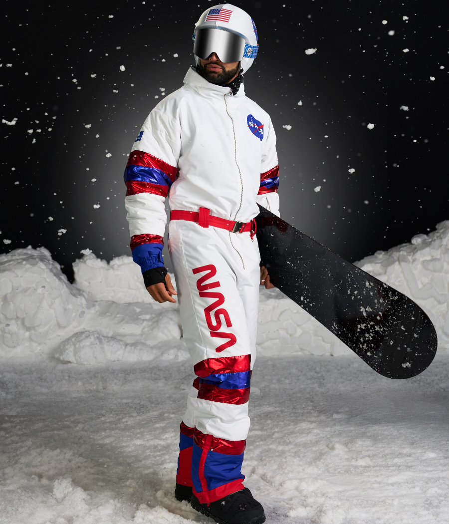 Space Racer Snow Suit: Men's Snowboard Apparel | Tipsy Elves
