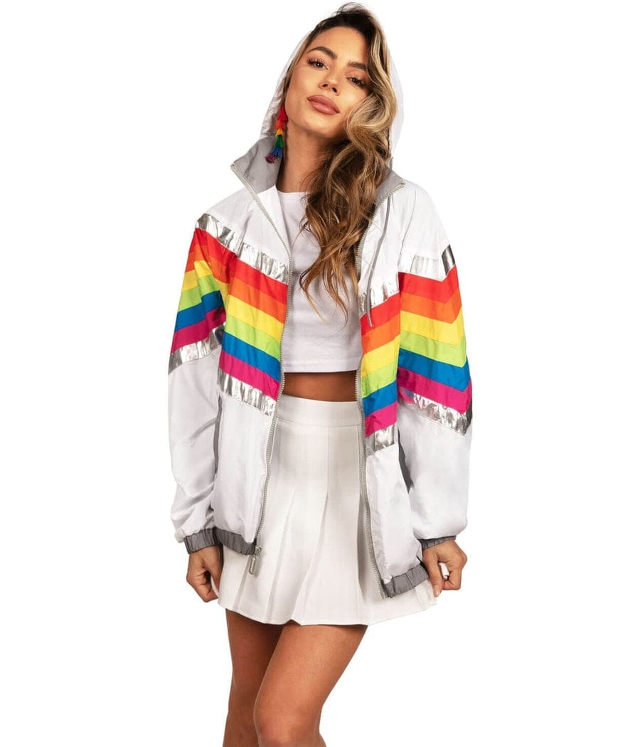 Women's Rainbow Pro Windbreaker Jacket Image 3
