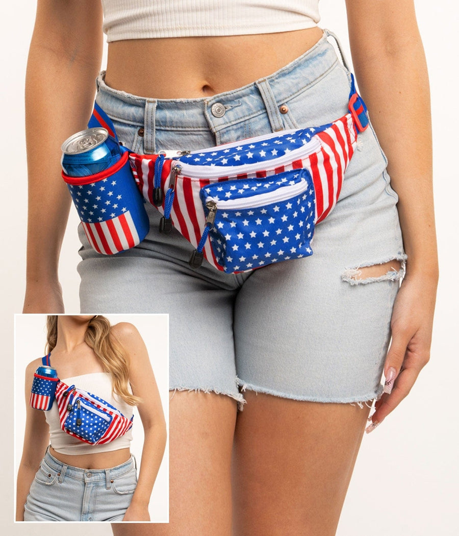 Freedom Fanny Pack w/ Drink Holder
