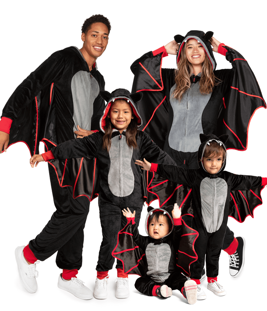 Matching Bat Family Costumes