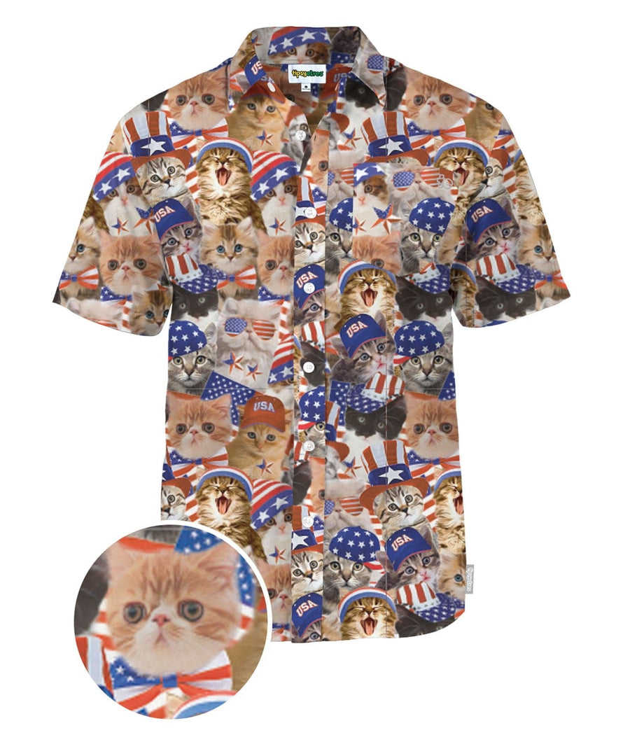 Men's Americat Button Down Shirt Image 2