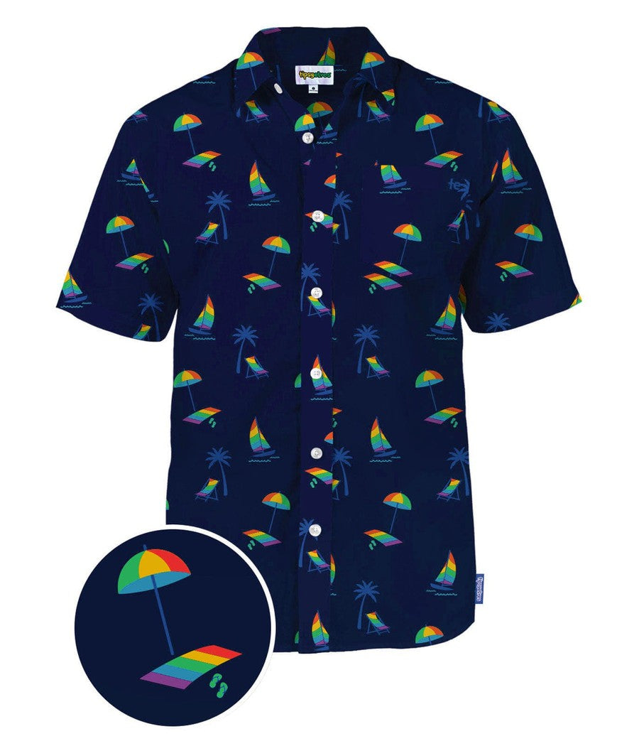 Pride Paradise Button Down Shirt