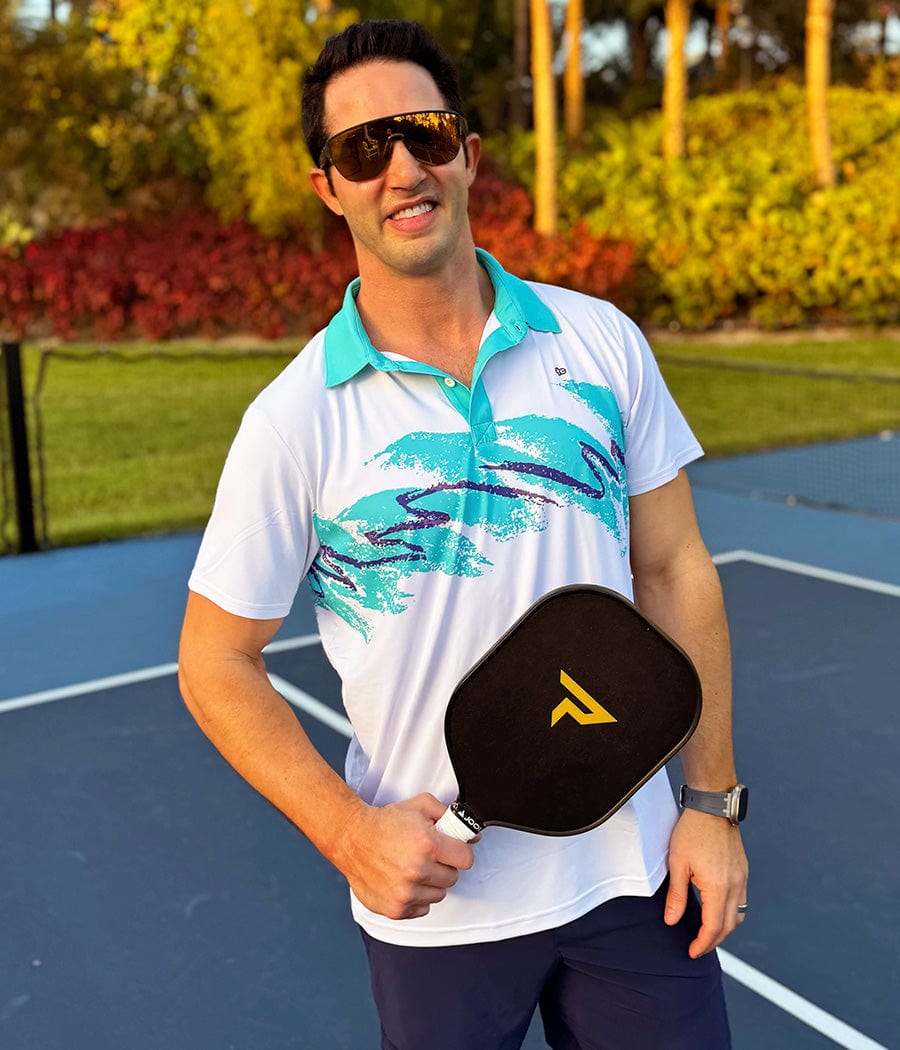 Rip 'N Sip Pickleball Polo Shirt: Men's Evergreen Outfits | Tipsy