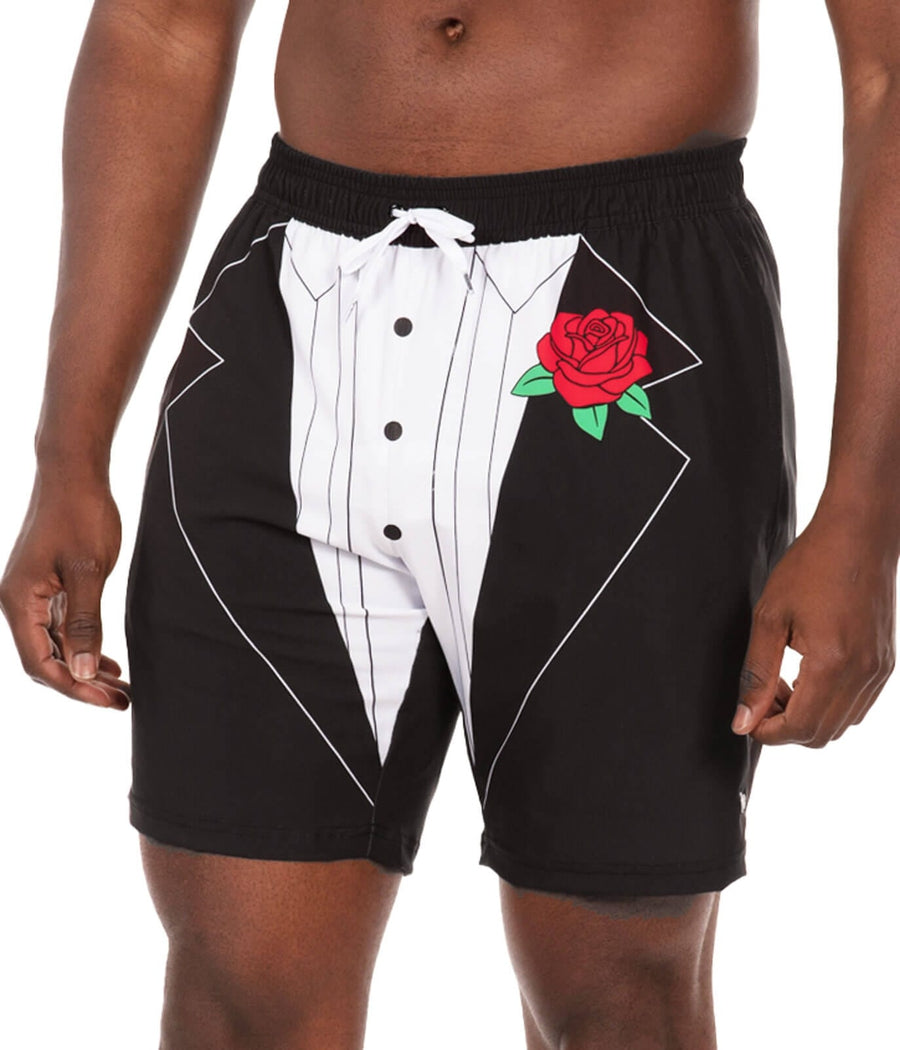 Tuxedo Stretch Swim Trunks - 7.5" Inseam Image 2