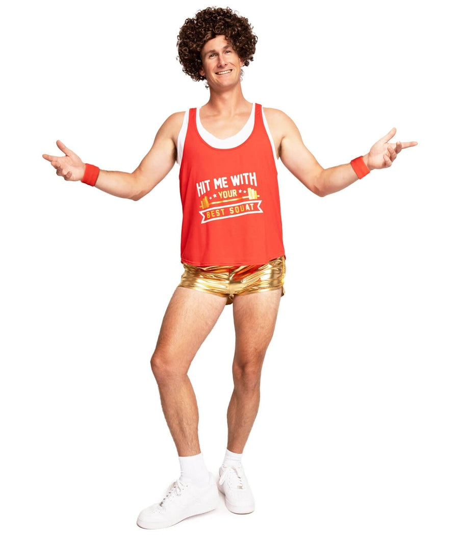 Men's 80's Gym Instructor Costume