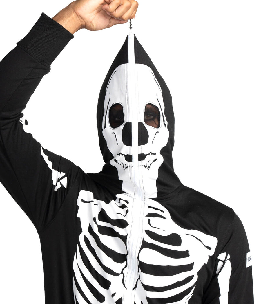 Men's Skeleton Costume Image 4