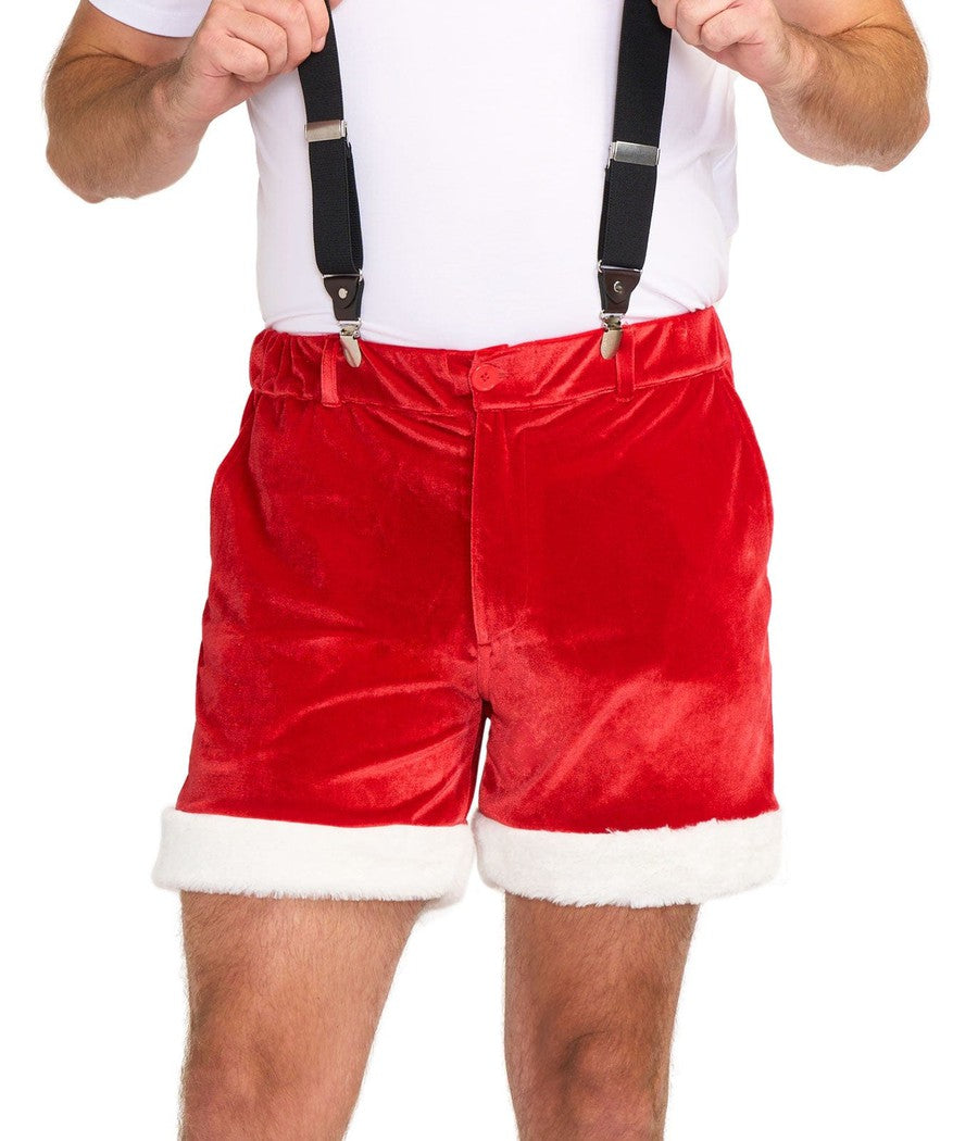 Santa Shorts Men's Christmas Outfits Tipsy Elves Christmas Shorts