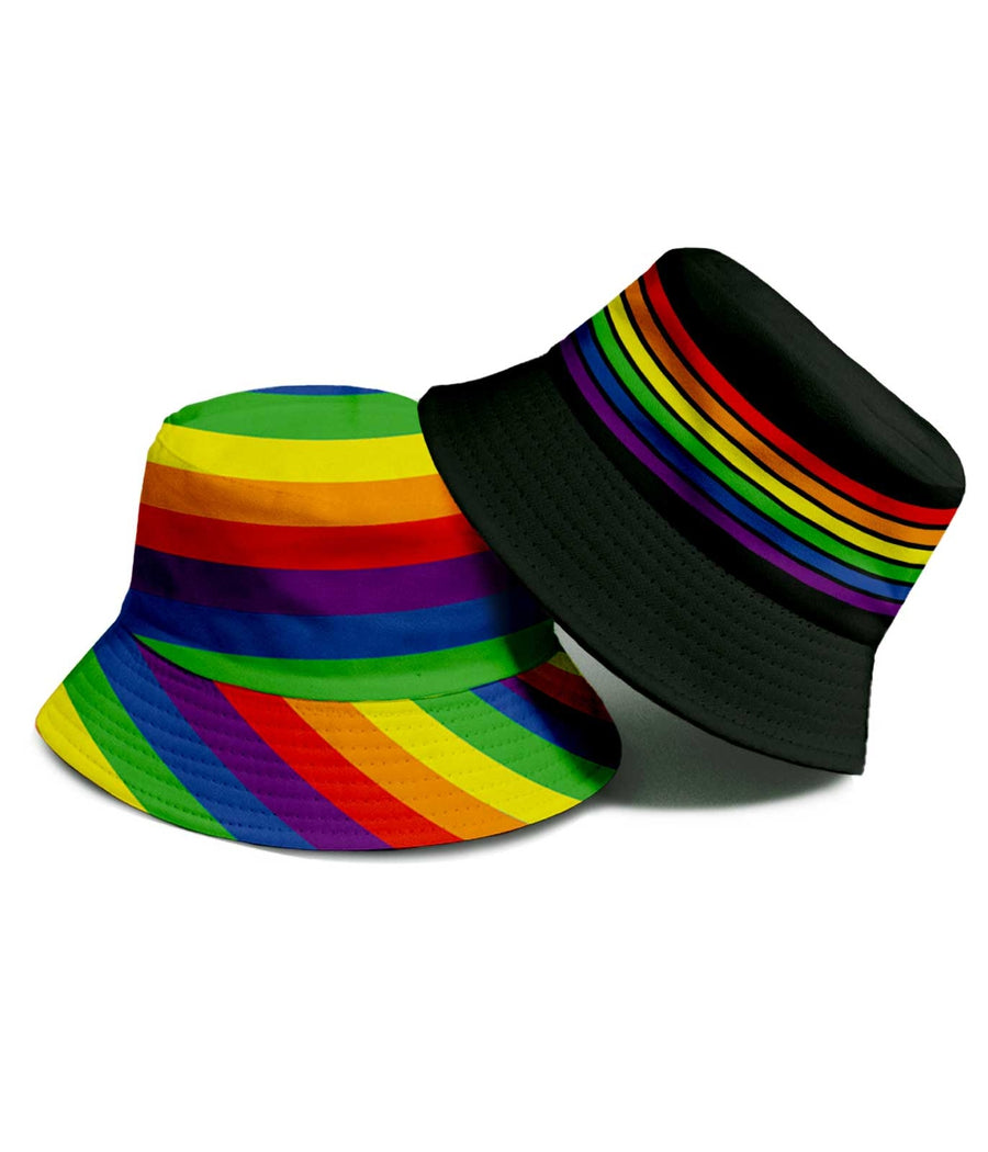Rainbow Reversible Bucket Hat