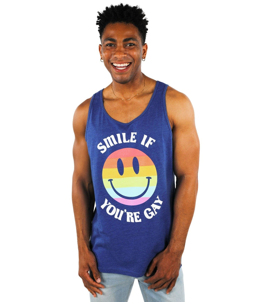 Smile If You're Gay Tank Top Image 2