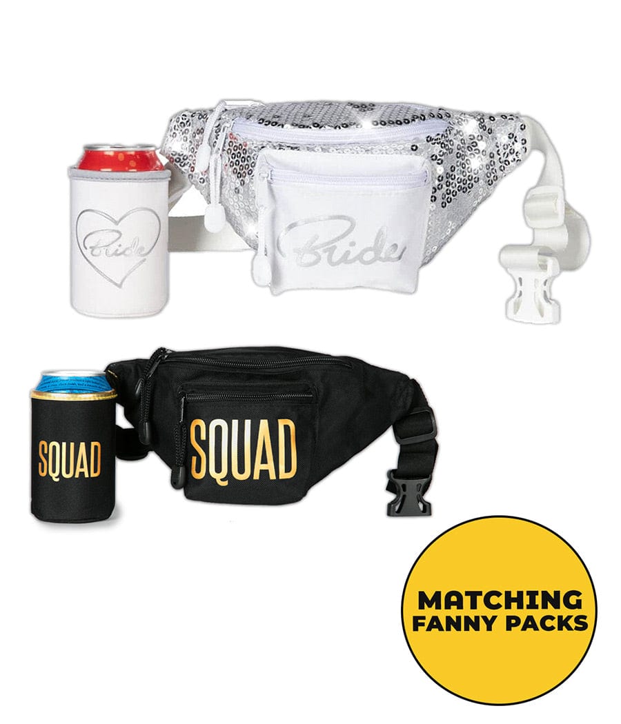 Bride & Squad Bachelorette Fanny Packs