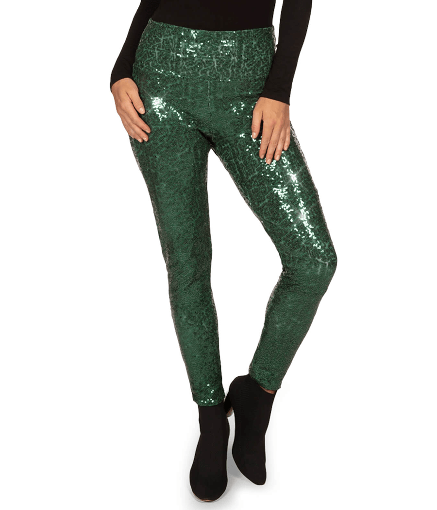 Sequin yoga pants discount