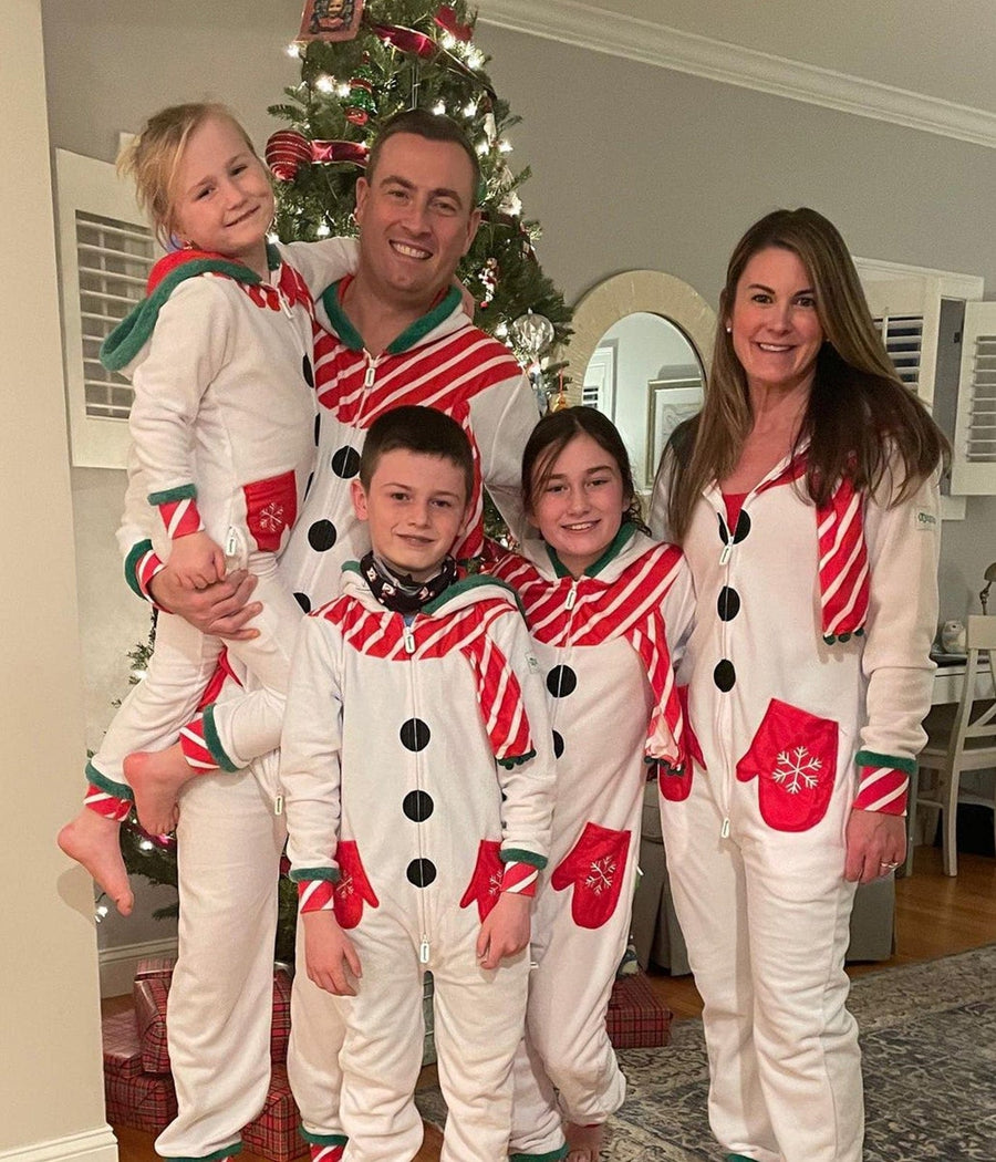 Matching Snowman Family Jumpsuits Image 2