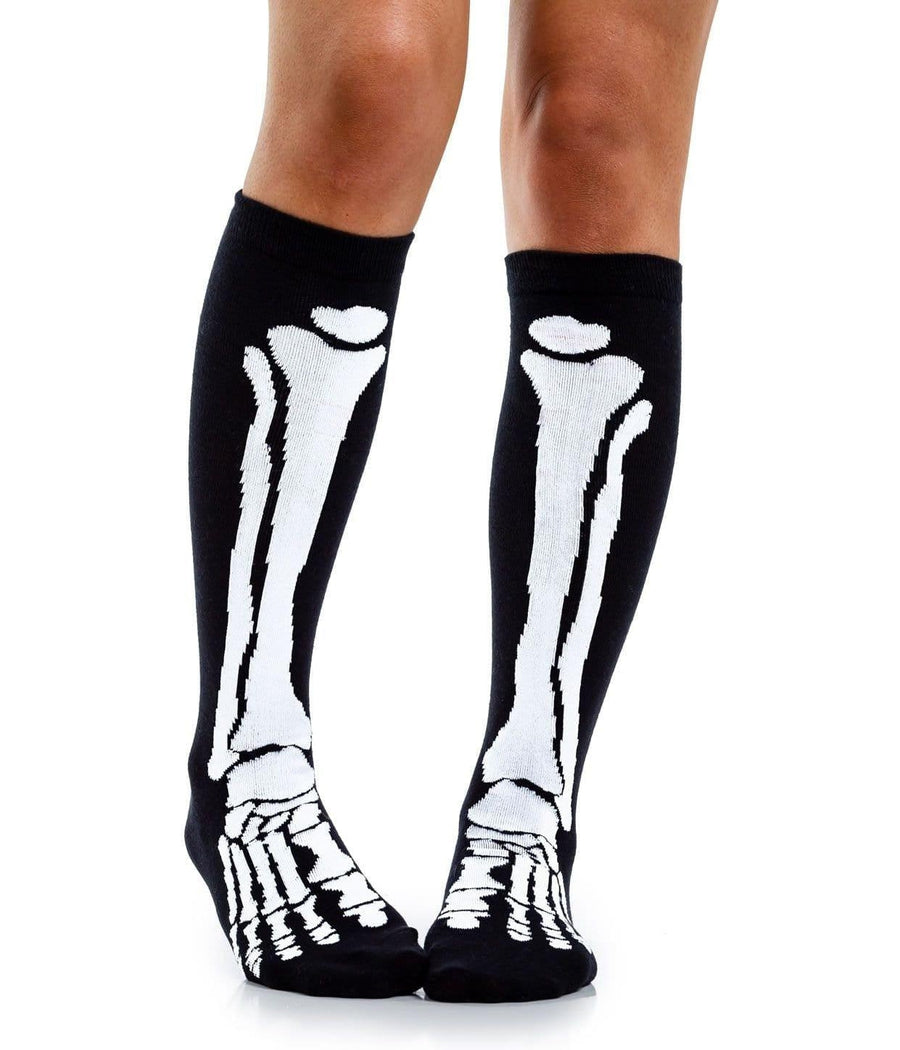 Women's Skeleton Socks (Fits Sizes 6-11W)