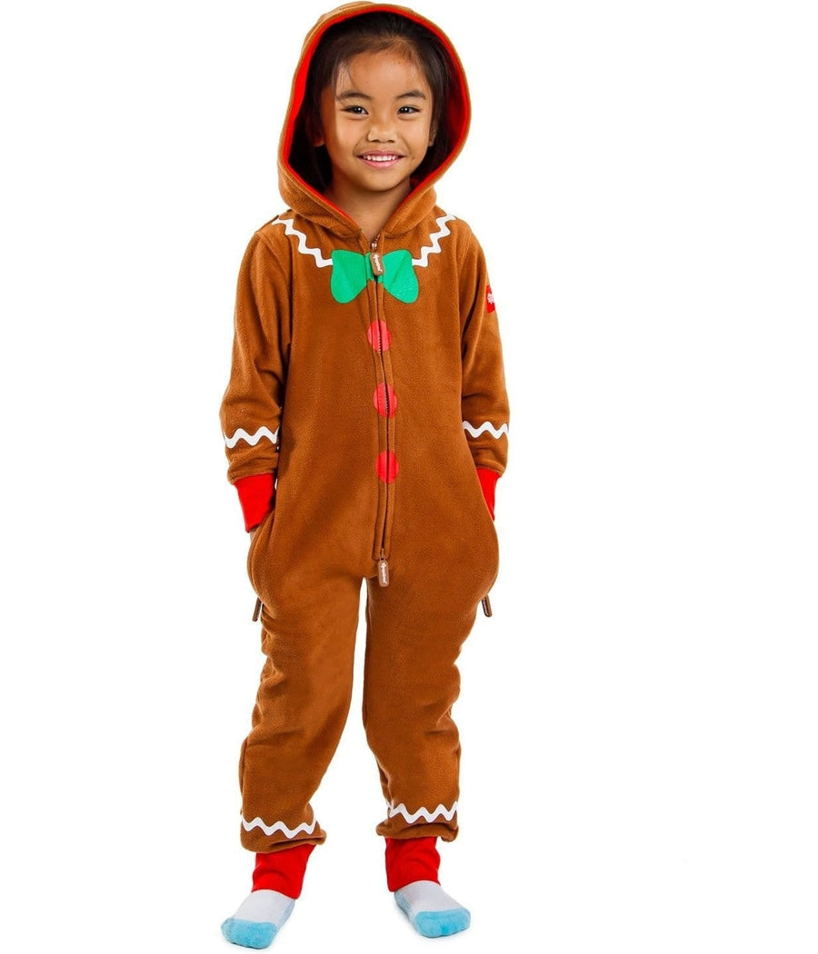 Boy's / Girl's Gingerbread Jumpsuit Image 3