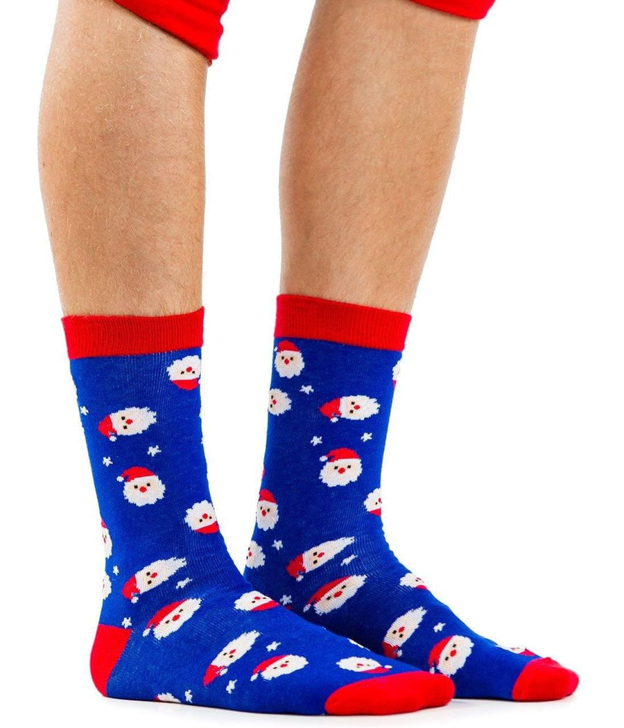 Men's Santa Socks (Fits Sizes 8-11M)