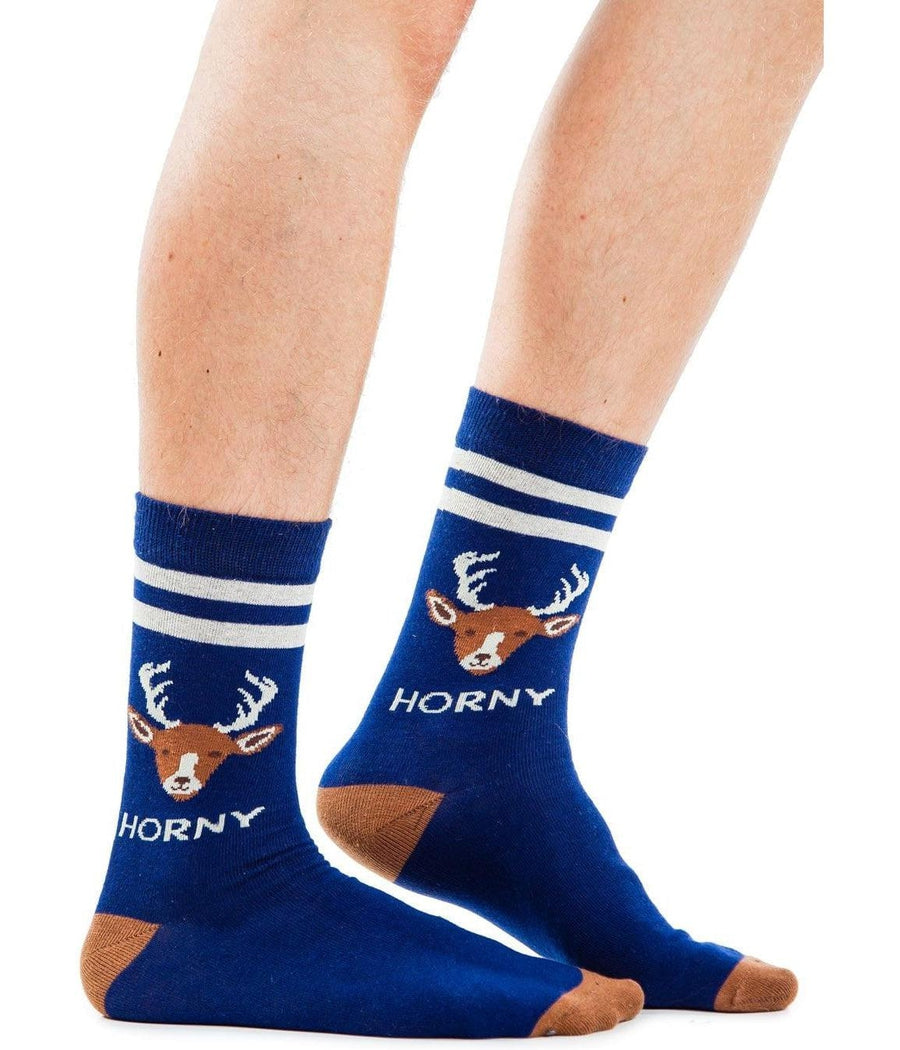 Horny Socks: Men's Christmas Outfits | Tipsy Elves Horny Socks: Men's Christmas Outfits | Tipsy Elves