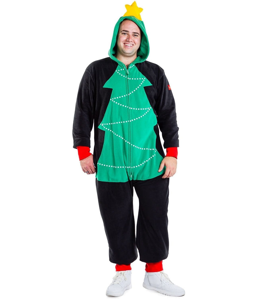 Men's Christmas Tree Toss Game Jumpsuit