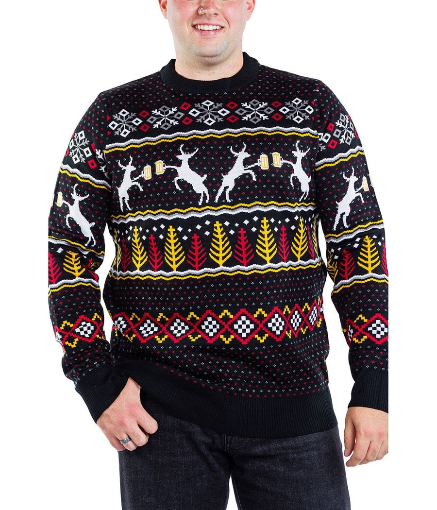 Men's Caribrew Big and Tall Ugly Christmas Sweater