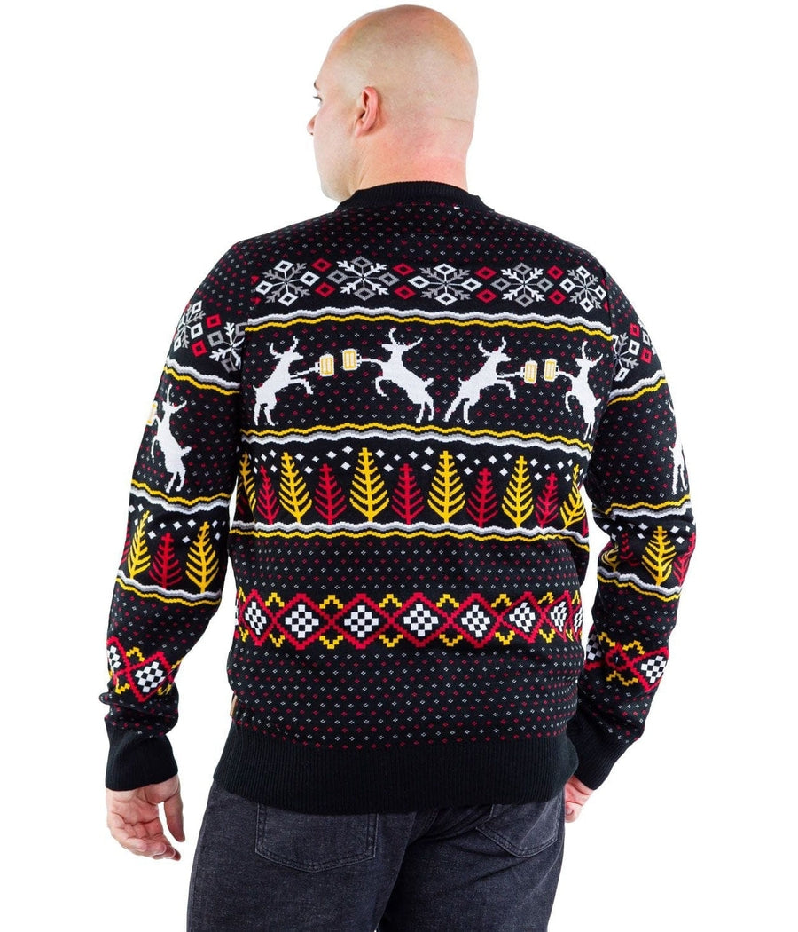 Men's Caribrew Big and Tall Ugly Christmas Sweater Image 2