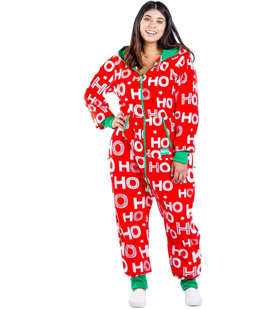 Women's Ho Ho Ho Plus Size Jumpsuit