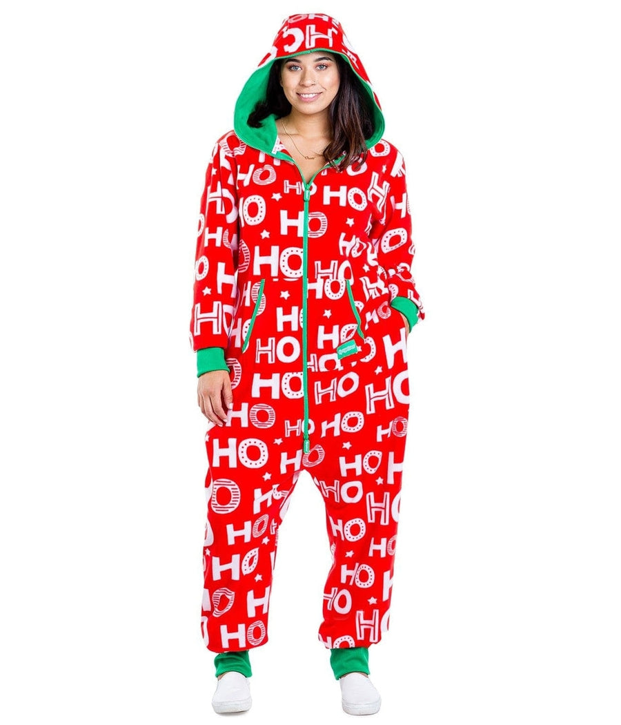 Women's Ho Ho Ho Plus Size Jumpsuit