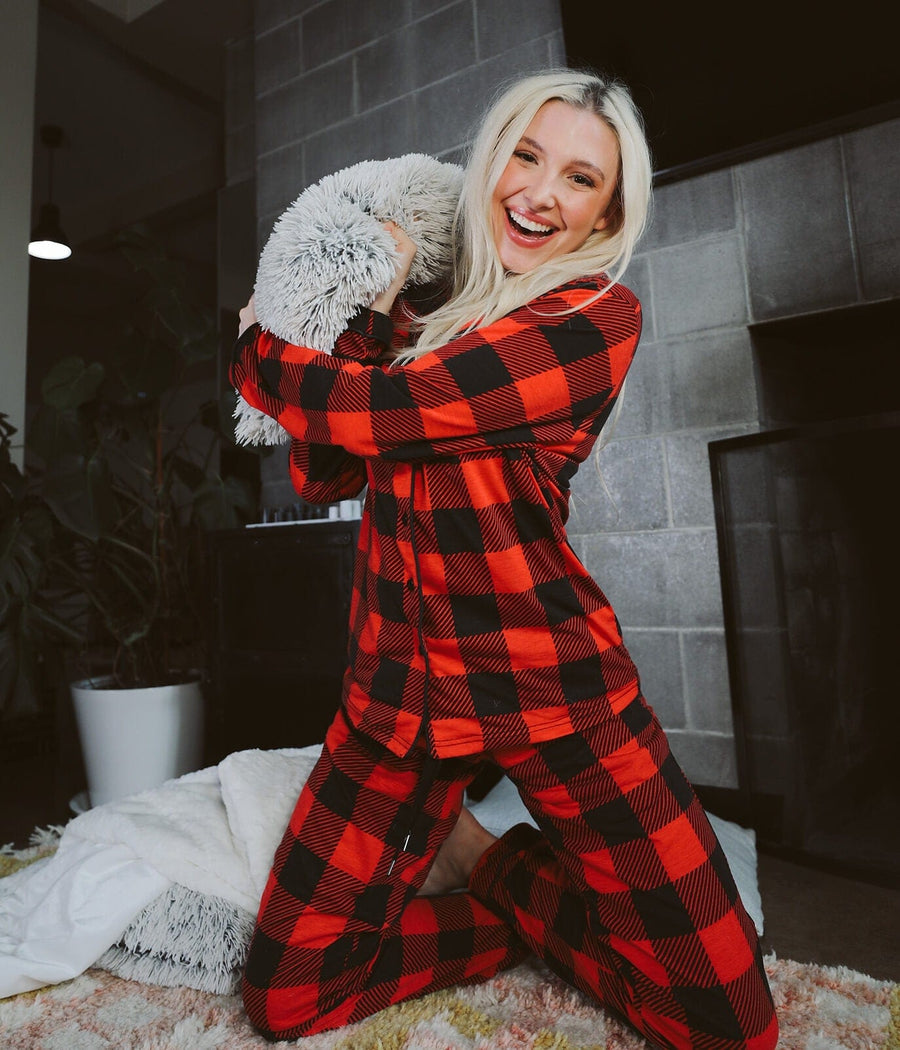 Women's Lumberjack Pajama Set